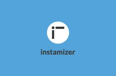 Logomarca da ferramenta Instamizer, atual Postgrain