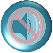 Símbolo de "sem som" para simbolizar o recurso mutar, presente nas redes sociais