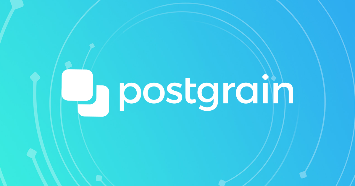 Logomarca da plataforma Postgrain